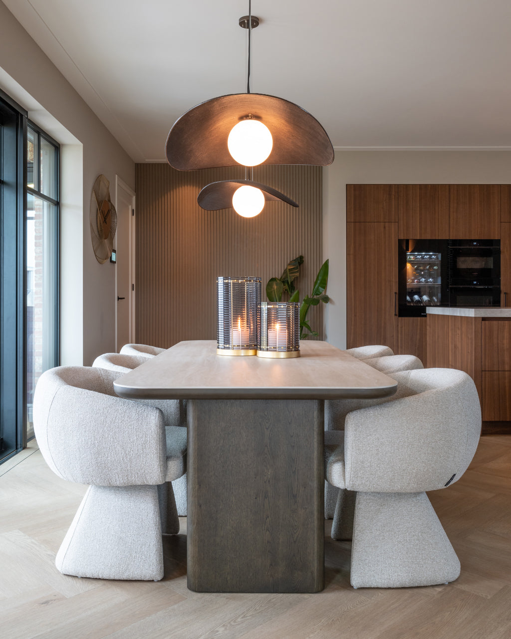 Dining chair Quiriro biscotti swivel