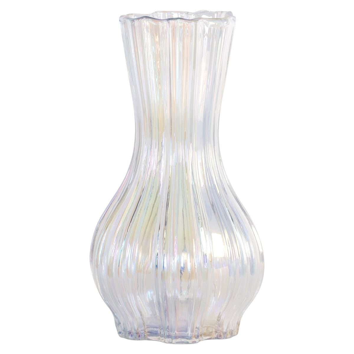 Vase Cracy iridescent large
