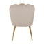 Dining chair Pippa khaki velvet