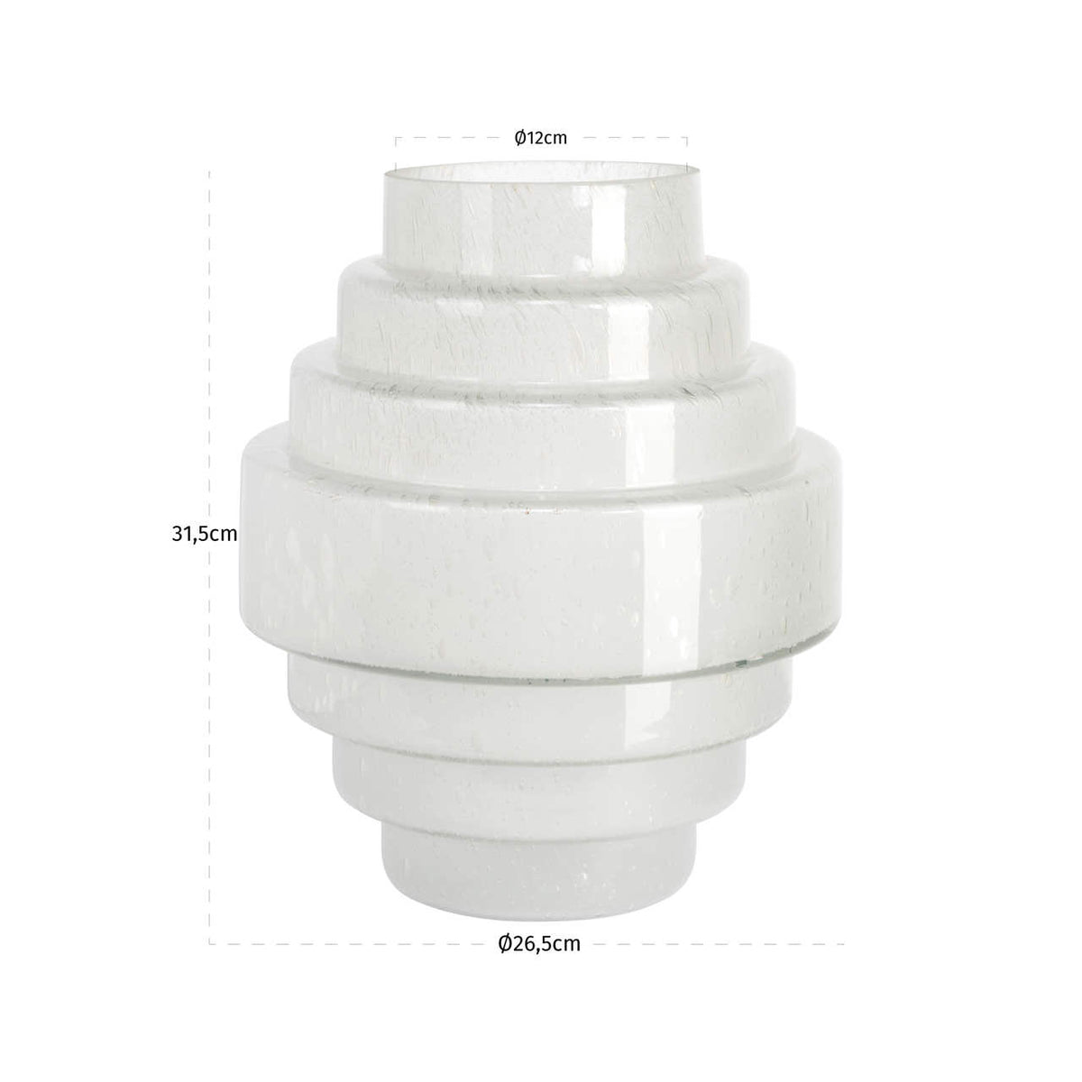 Vase Samara white