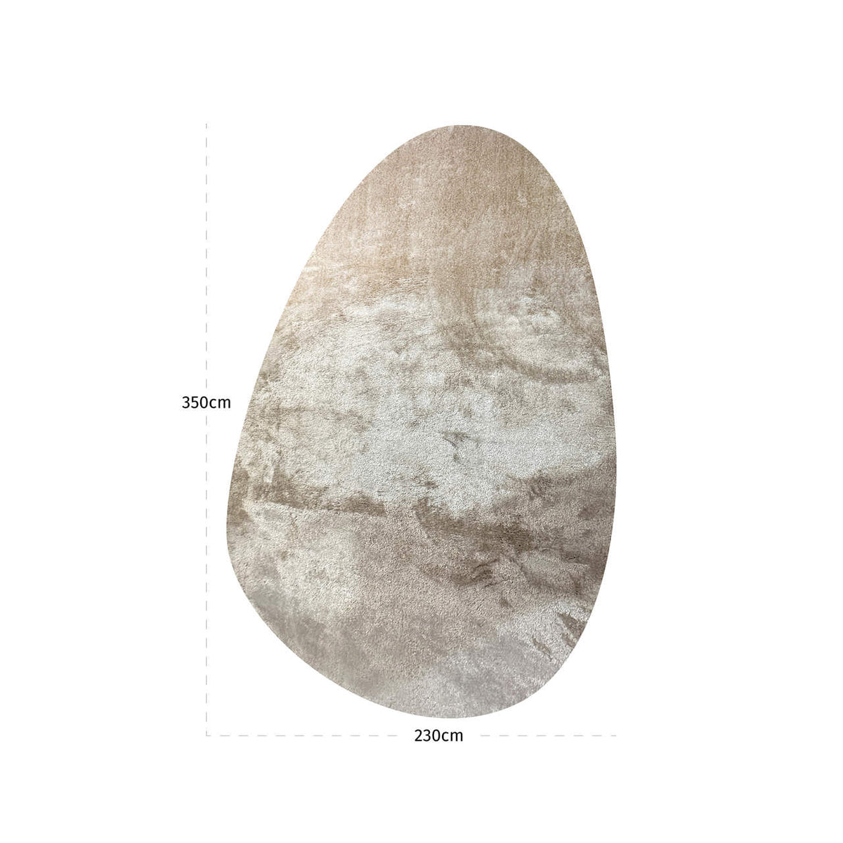 Carpet Mats beige pebble 230x350