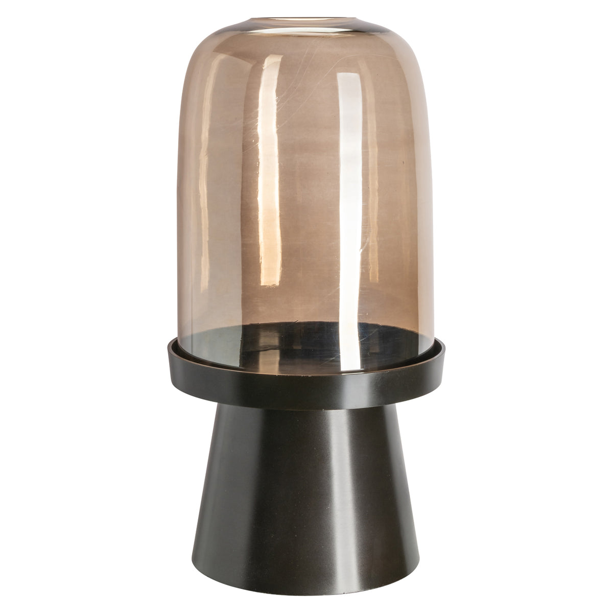 Hurricane light Meave walnut large
