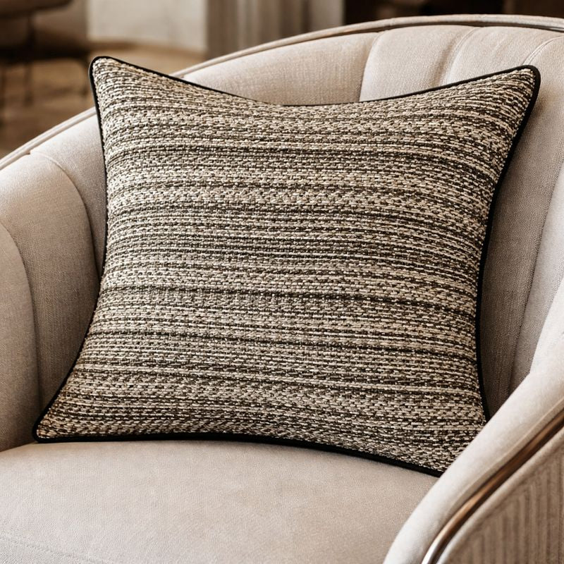 Malini Large Nalvin Choc Cushion