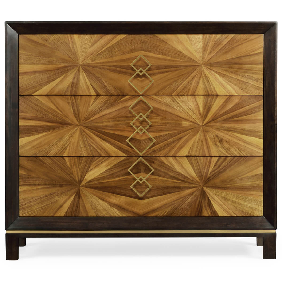 Bookmatched Chest of Drawers in Walnut