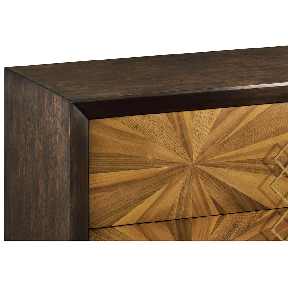 Bookmatched Chest of Drawers in Walnut