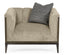 Dark Grey Walnut Armchair