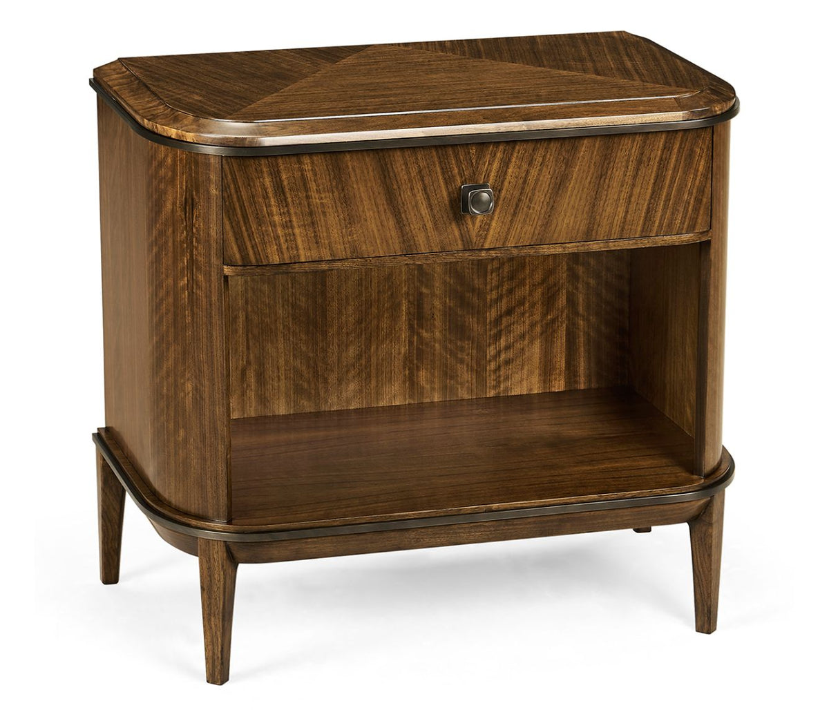 Garonne Walnut Bedside Cabinet