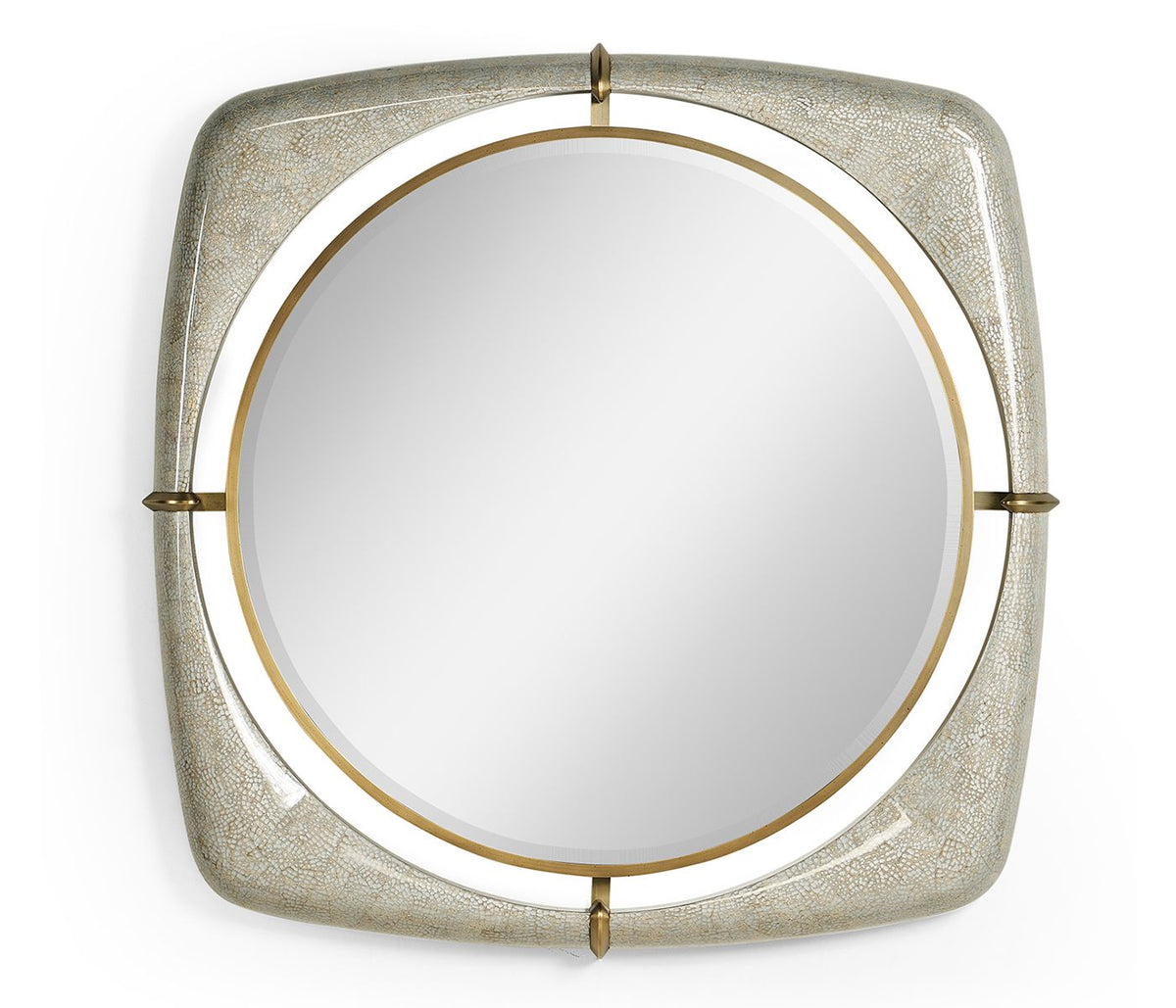 Garonne Eggshell Framed Mirror - Small