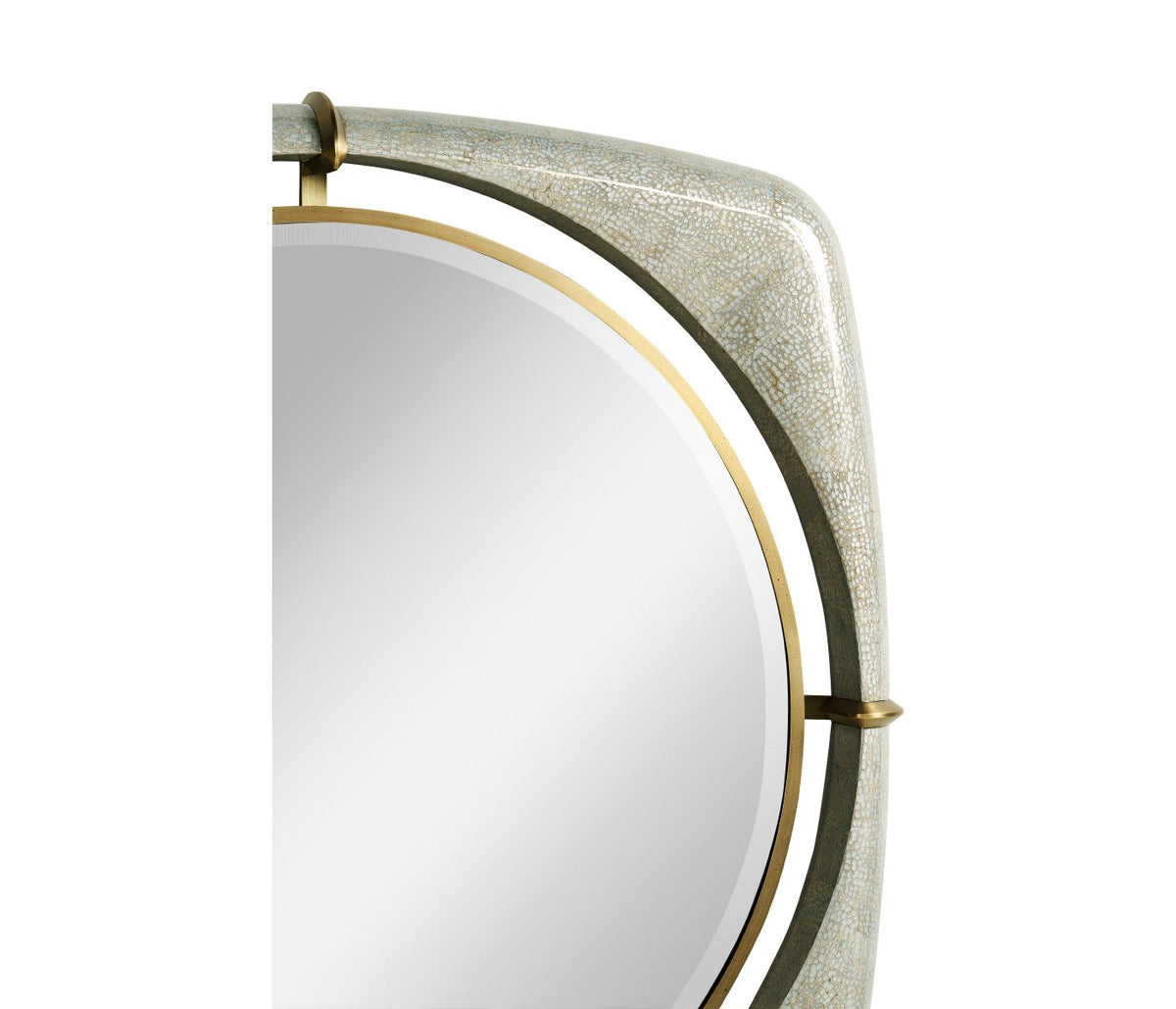 Garonne Eggshell Framed Mirror - Small