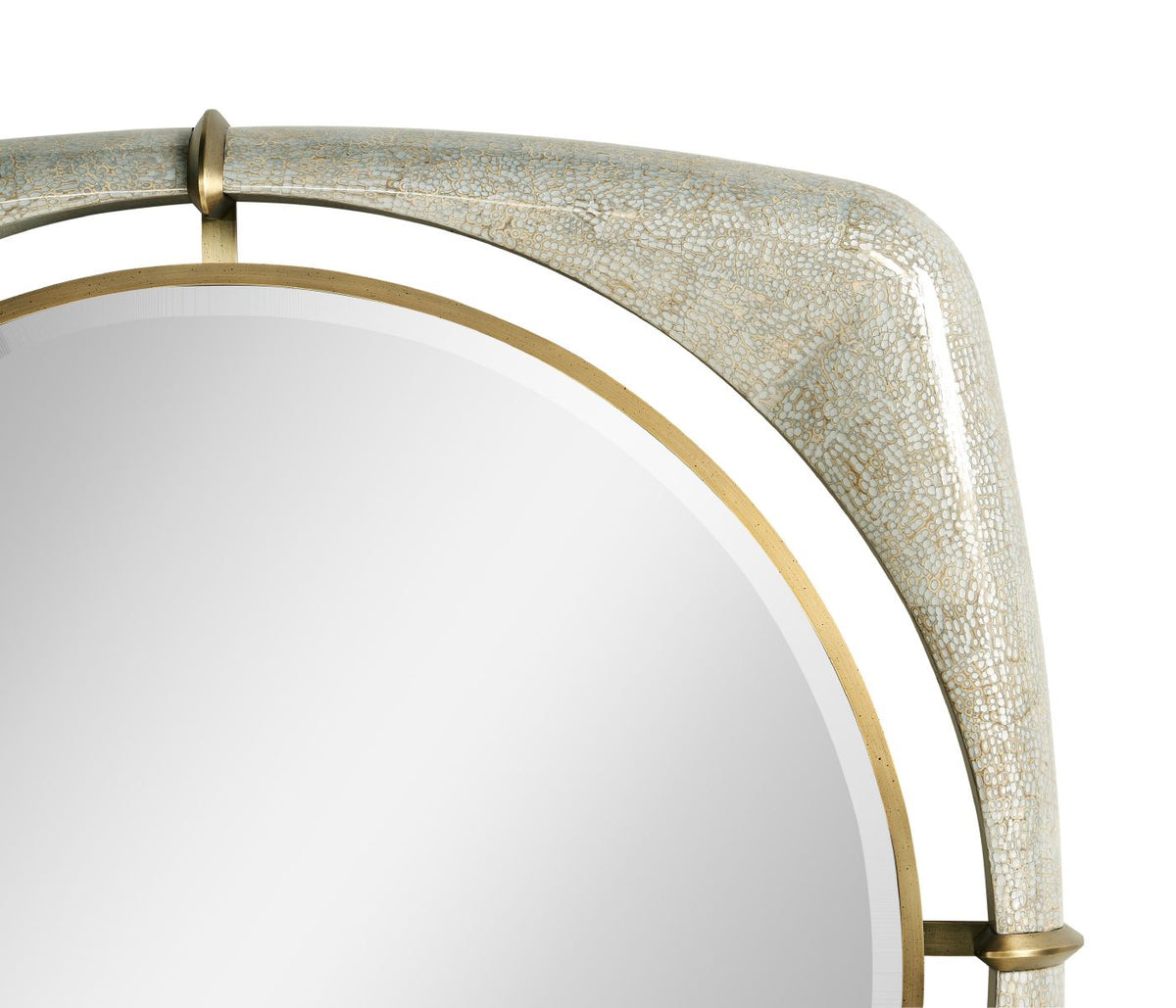 Garonne Eggshell Framed Mirror - Small