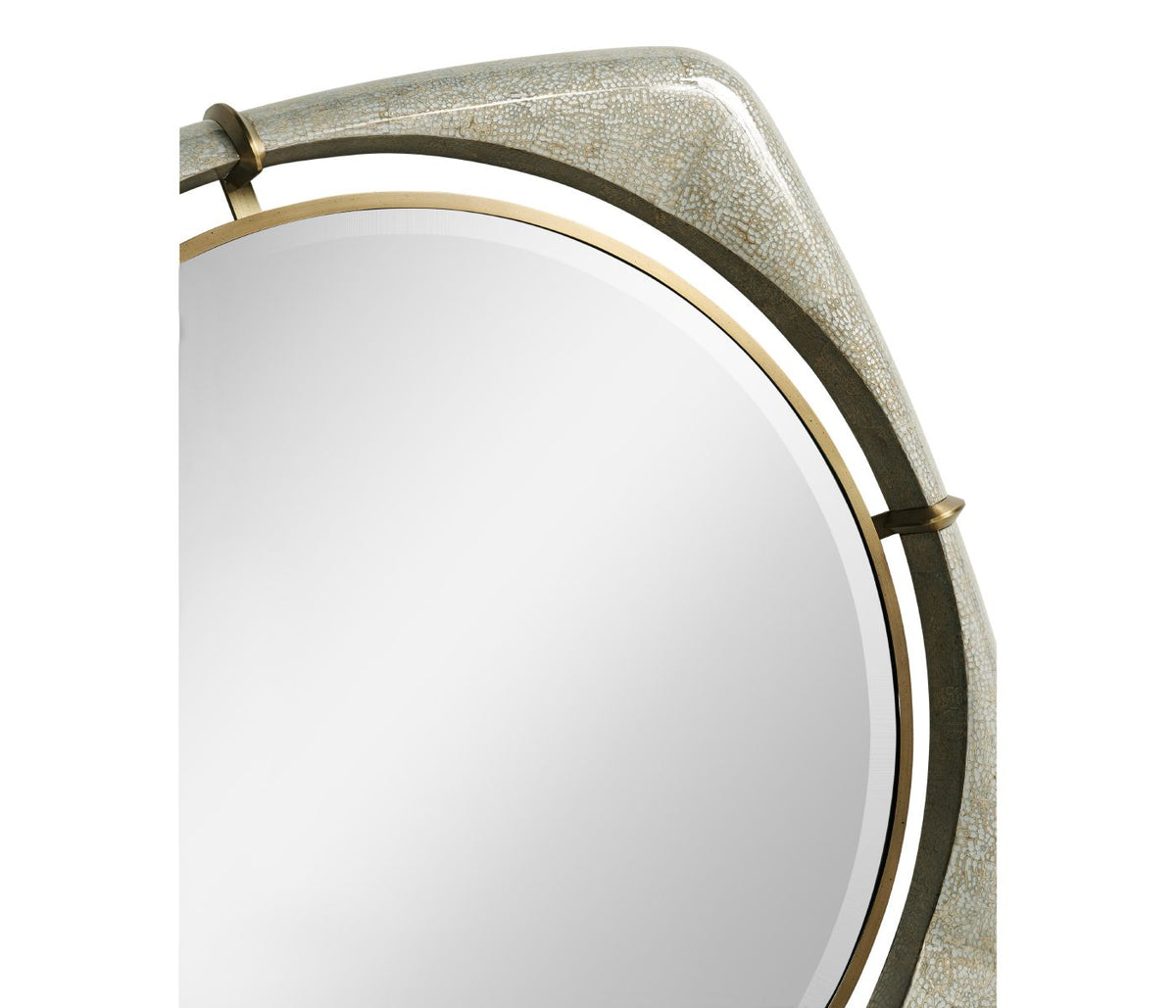 Garonne Eggshell Framed Mirror - Small