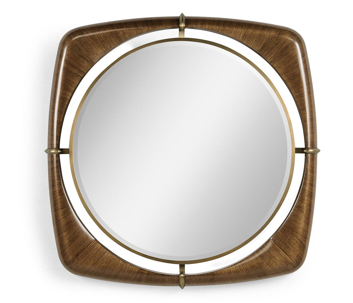 Garonne Walnut Framed Mirror - Small
