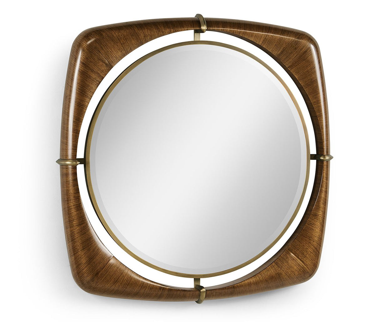 Garonne Walnut Framed Mirror - Small