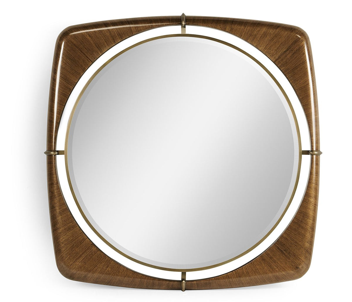 Garonne Walnut Framed Mirror - Large