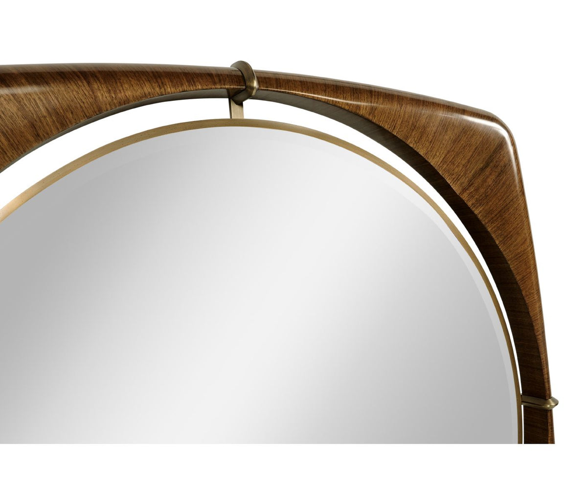 Garonne Walnut Framed Mirror - Large