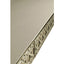 Cnoidal Cane Carved Metal Desk