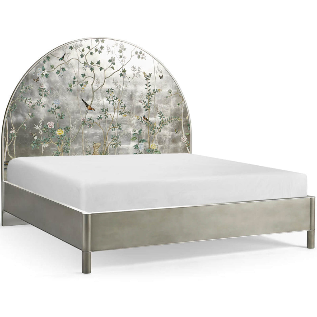 Shimmering Moon Half Round Panel Bed