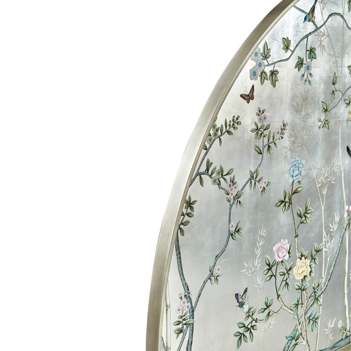 Shimmering Moon Half Round Panel Bed