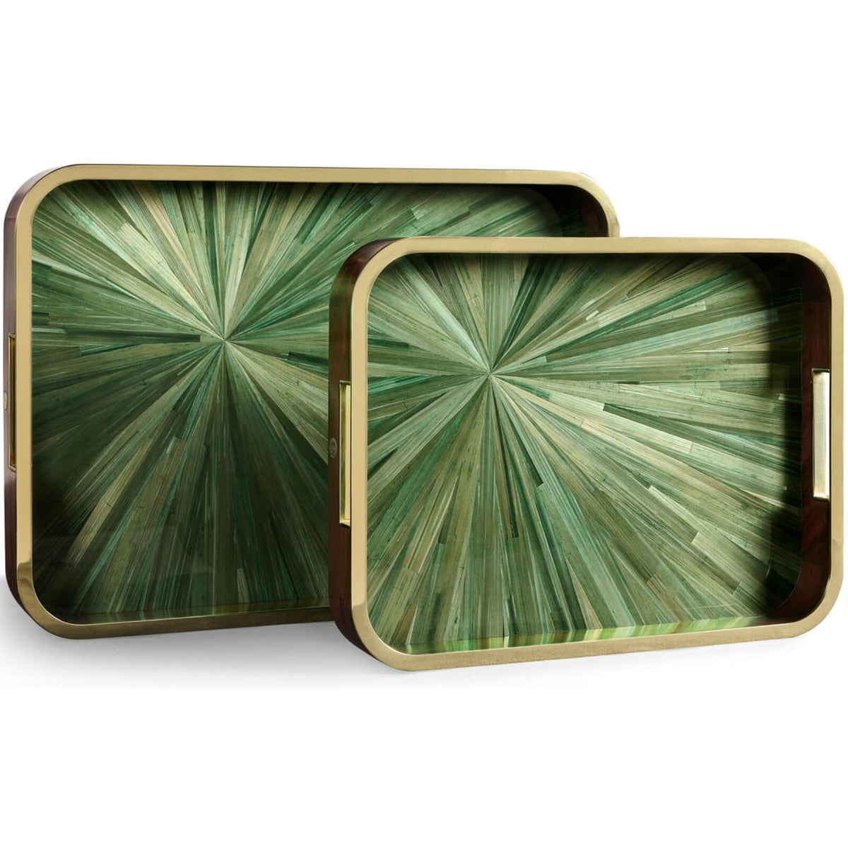 Verdure Rectangular Tray - Set of 2