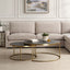 Aragon Nesting Coffee Tables in Grey Set of 2