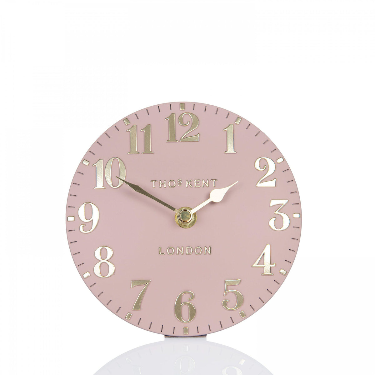 Arabic Mantel Clock Blush Pink