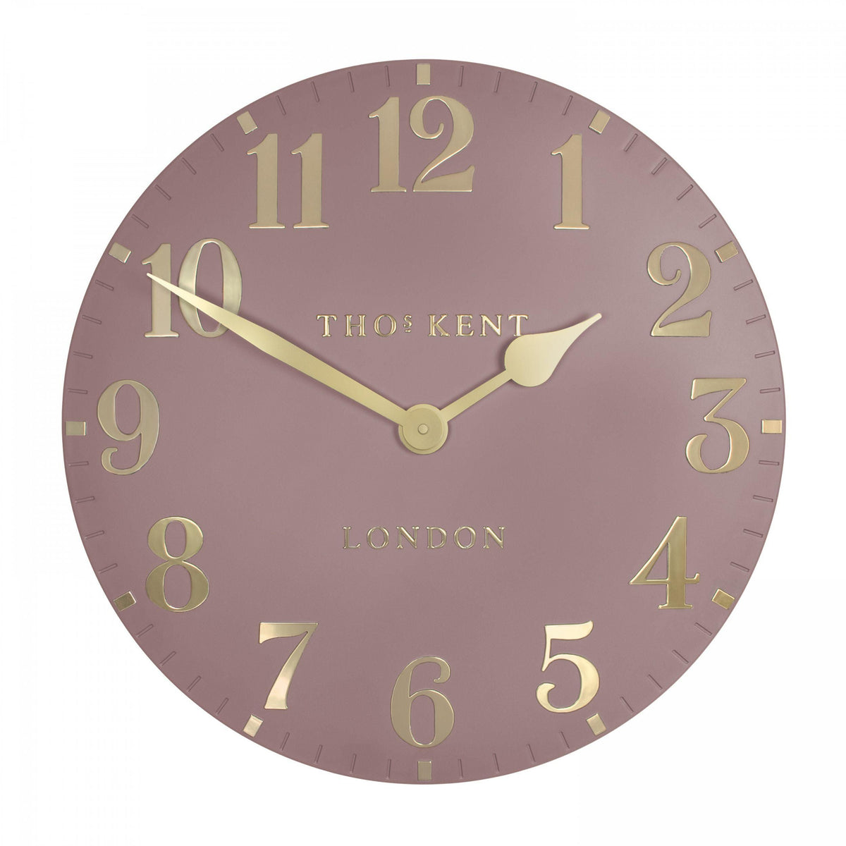 Arabic Wall Clock Blush Pink
