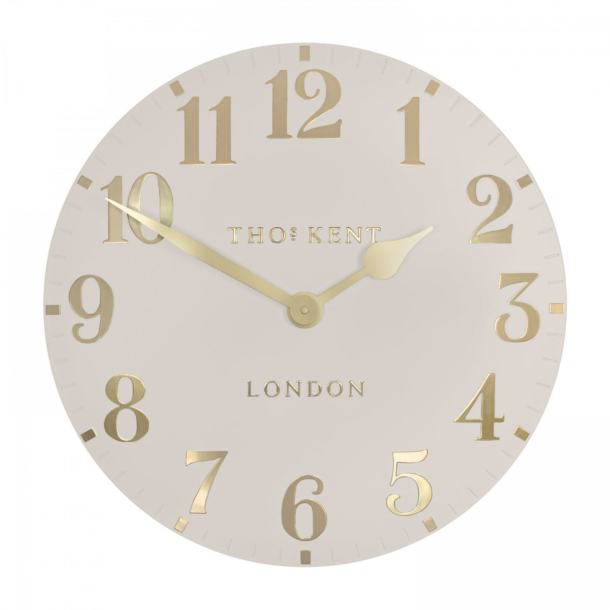Arabic Wall Clock Oatmeal