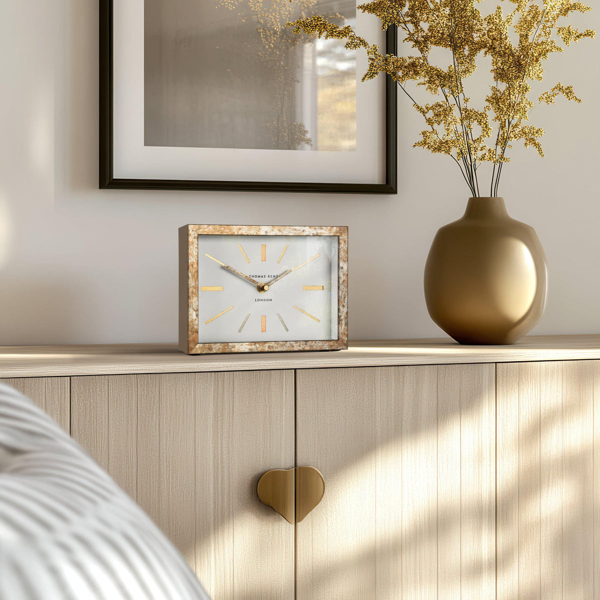 Smithfield Mantel Clock Bronze