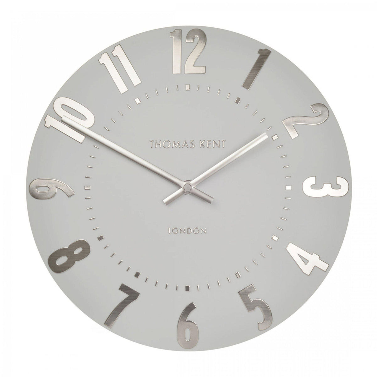 Mulberry Wall Clock Silver Cloud