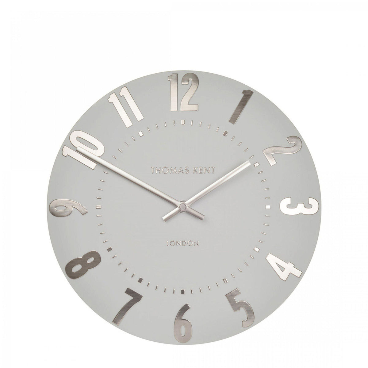 Mulberry Wall Clock Silver Cloud