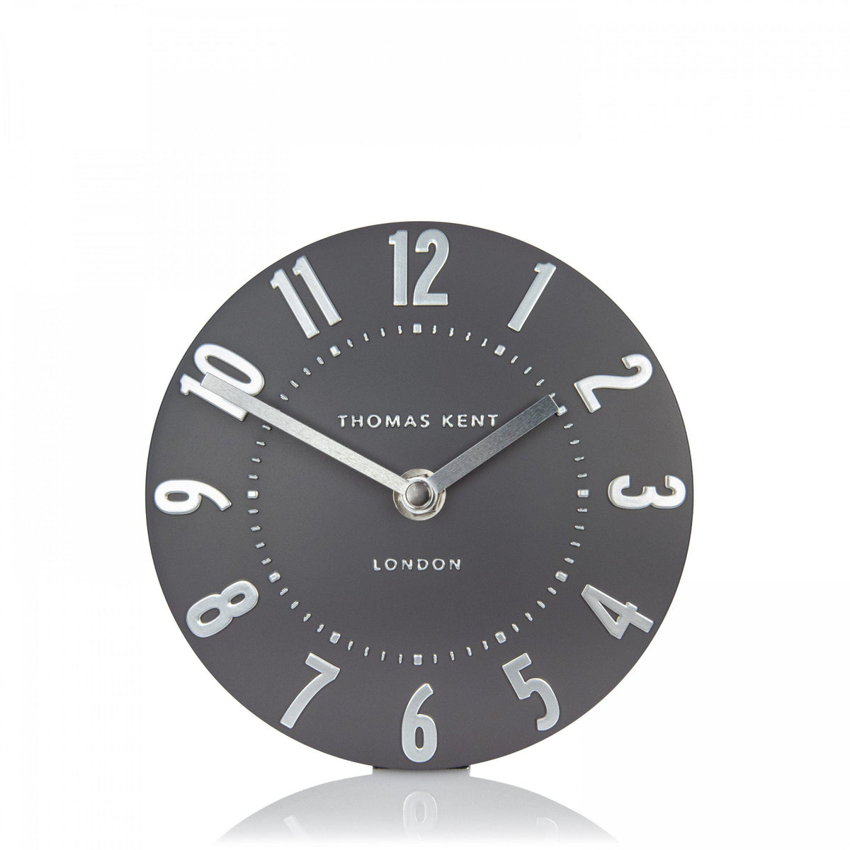 Mulberry Mantel Clock Graphite Silver