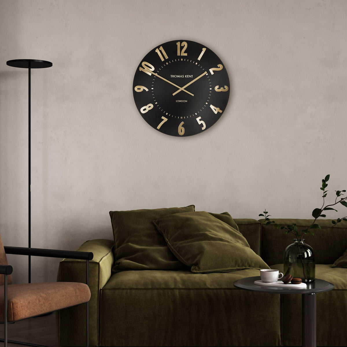 Mulberry Wall Clock Noir