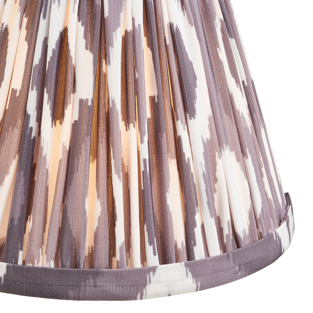 Ikat Shade Pearl Grey Fabric 16cm