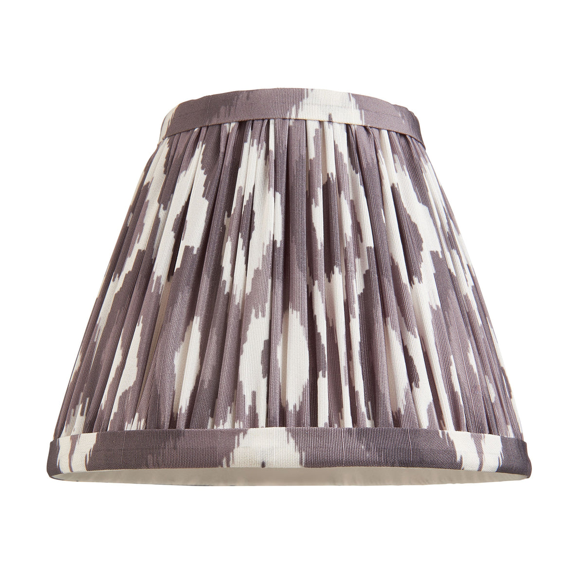 Ikat Shade Pearl Grey Fabric 16cm