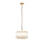 Valentina 3 Pendant Light Brushed Aged Brass