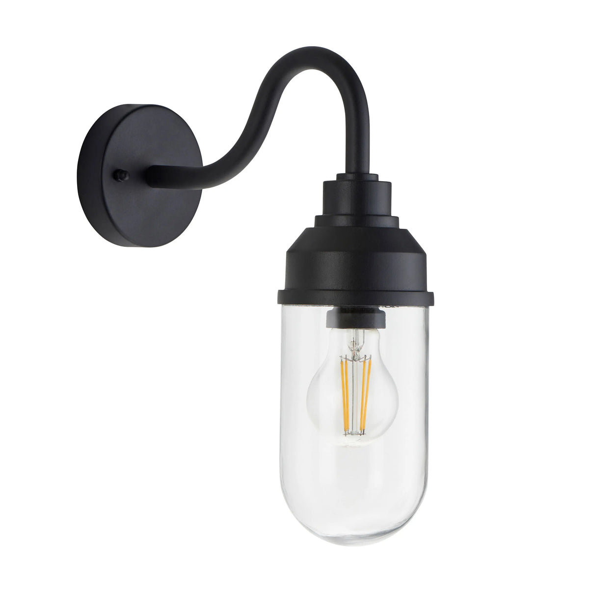 Truro Wall Light Textured Black