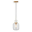 Travi 1 Pendant Light White Volakas Marble
