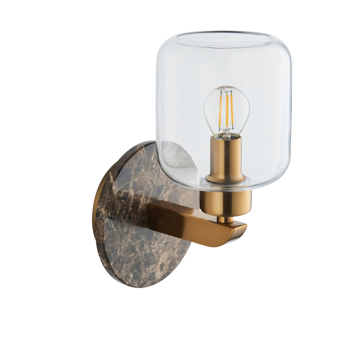 Travi Wall Light Dark Brown Emperador Marble