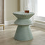 Uttermost Outdoors Imogene Garden Stool in Seafoam Glaze House of Isabella UK
