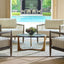 Bohdi Outdoor Brass Coffee Table
