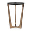 Bohdi Outdoor Brass Accent Table