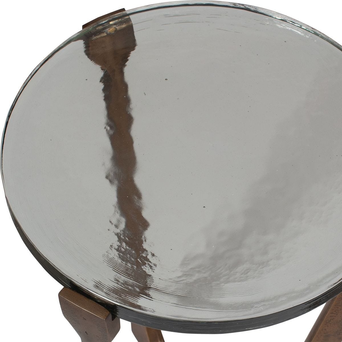 Bohdi Outdoor Brass Accent Table