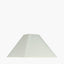 Seacomb Rattan Pyramid Table Lamp Base with Pyramid 35cm Cream Cotton Tapered Square Lampshade