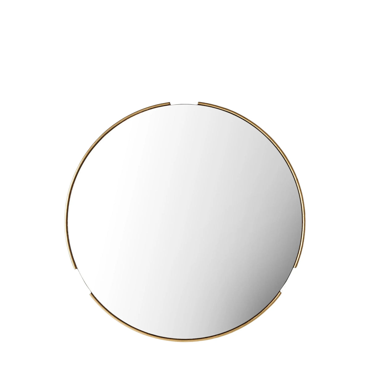 Fitzroy Round Mirror Gold