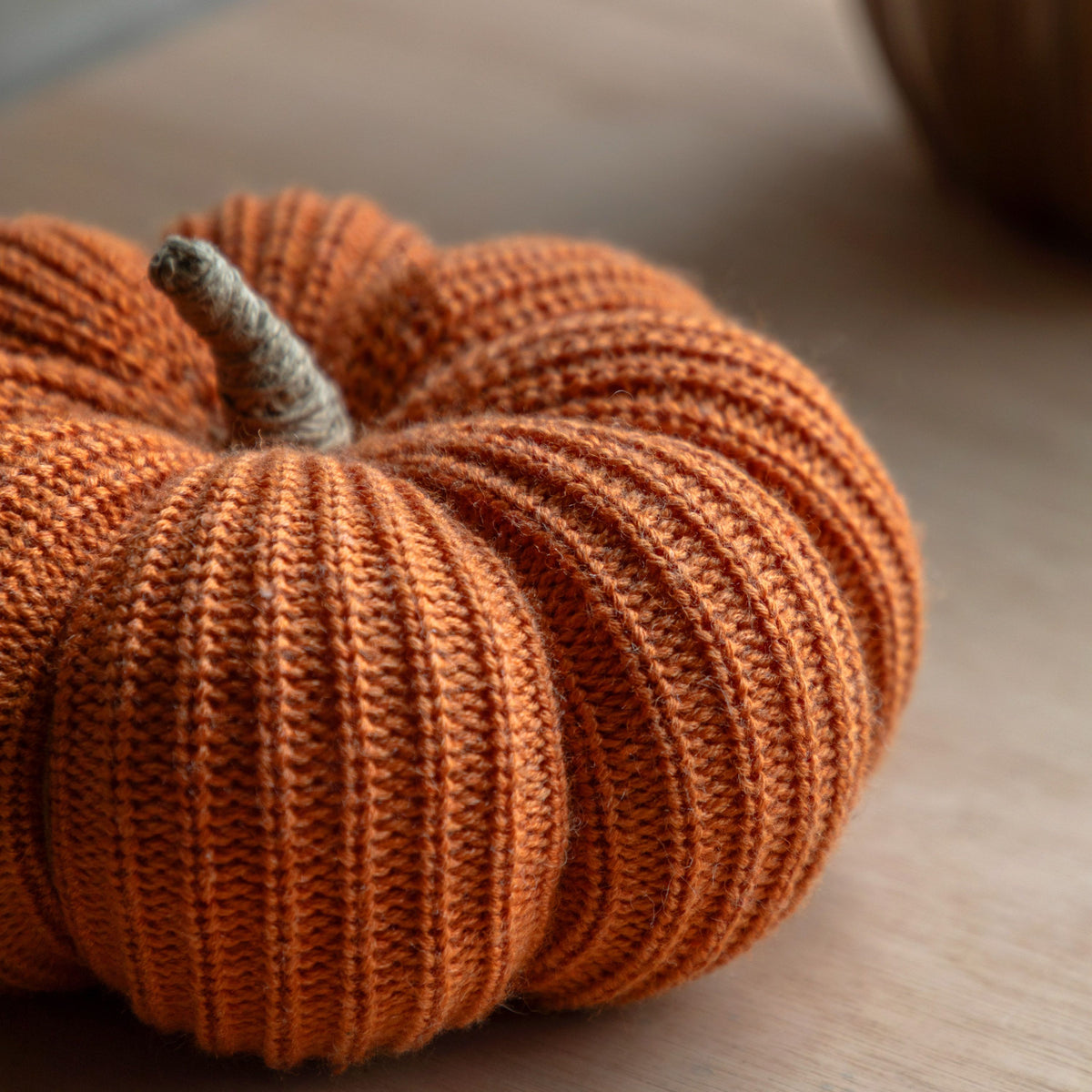 Knitted Pumpkin Rust