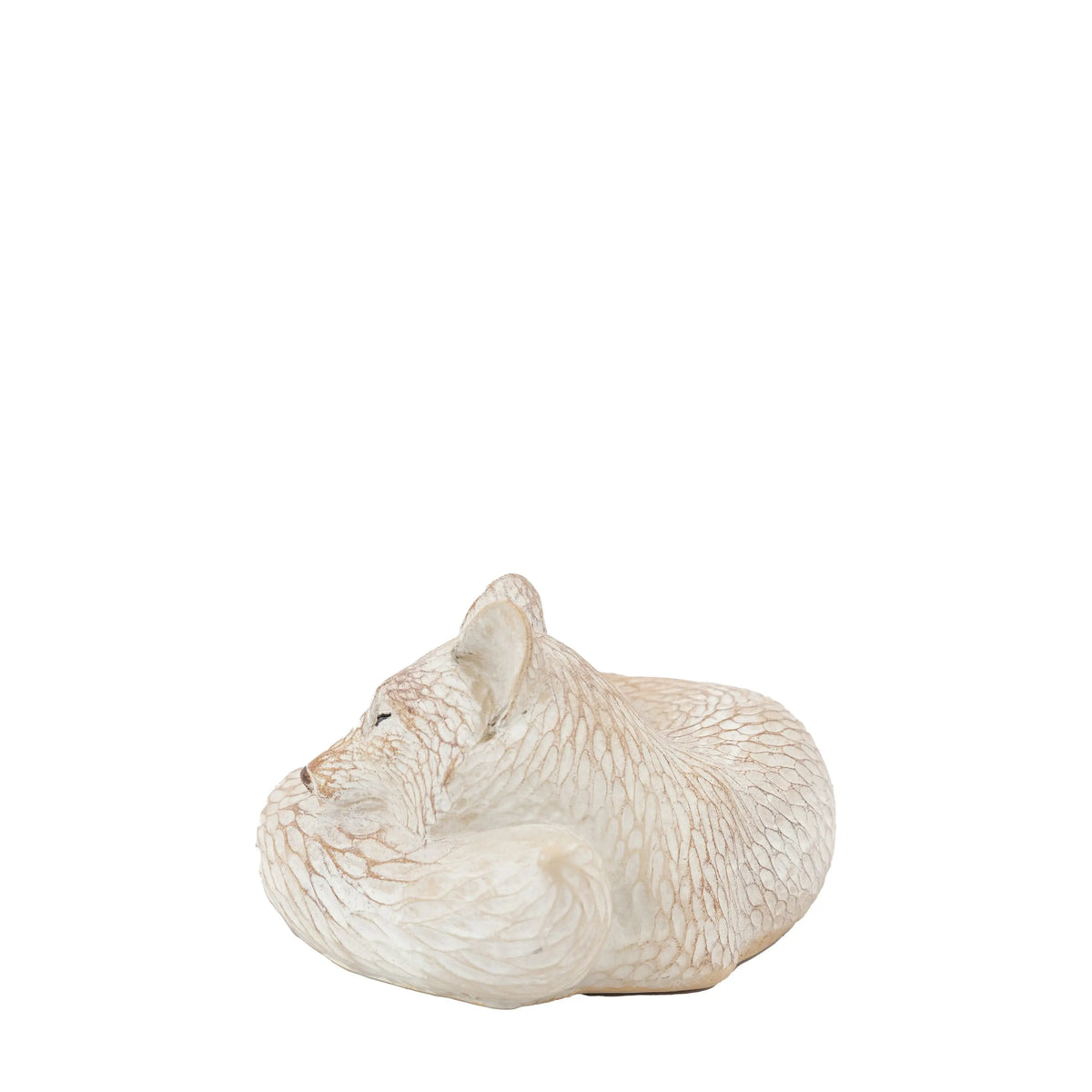 Pearly White Fox Decor 2pk