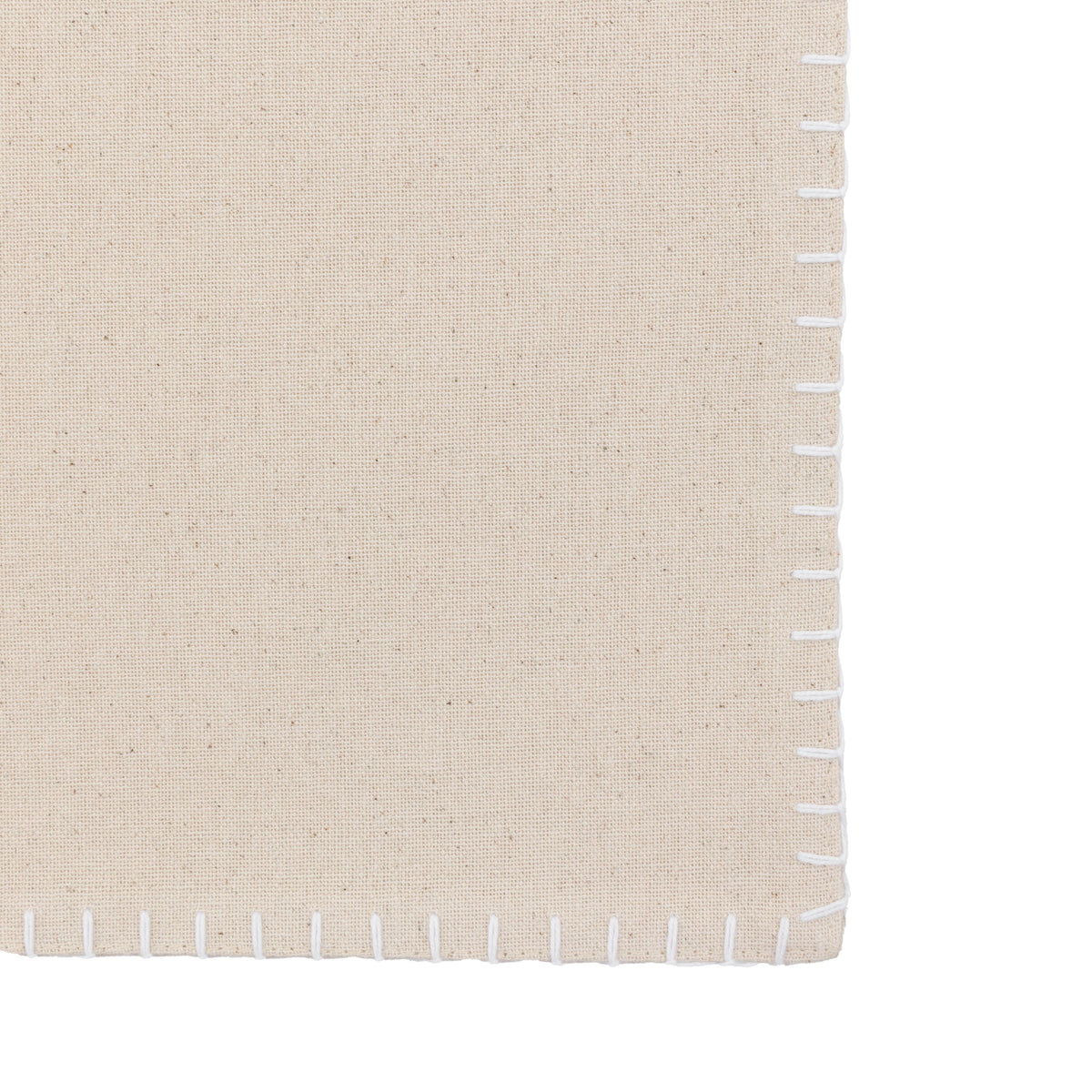 Linen Effect Table Runner Cream Small