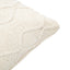 Chenille Cable Cushion Cream