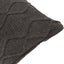 Chenille Cable Cushion Grey