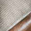 Moss Stitch PomPom Cushion Natural
